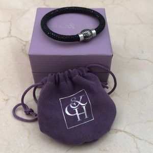 Leather and Sterling silver Bracelet